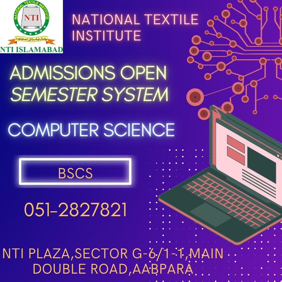 BS-CS – Bachelor of Science in Computer Science – National Textile ...